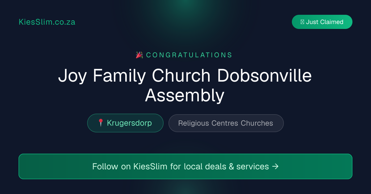 Joy Family Church Dobsonville Assembly