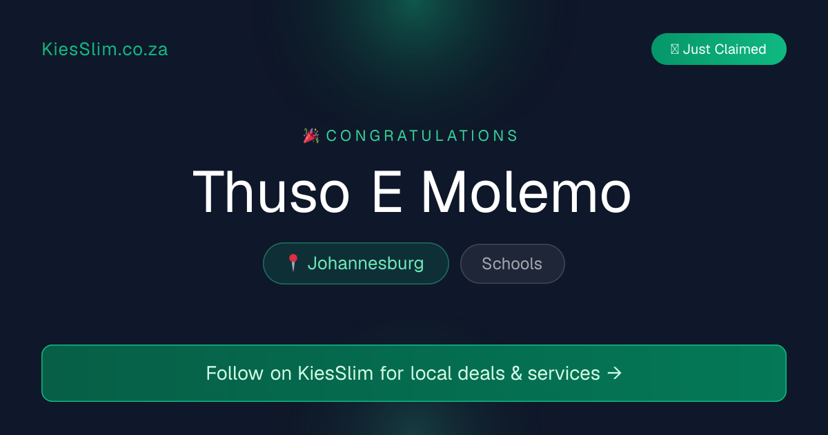 Thuso E Molemo