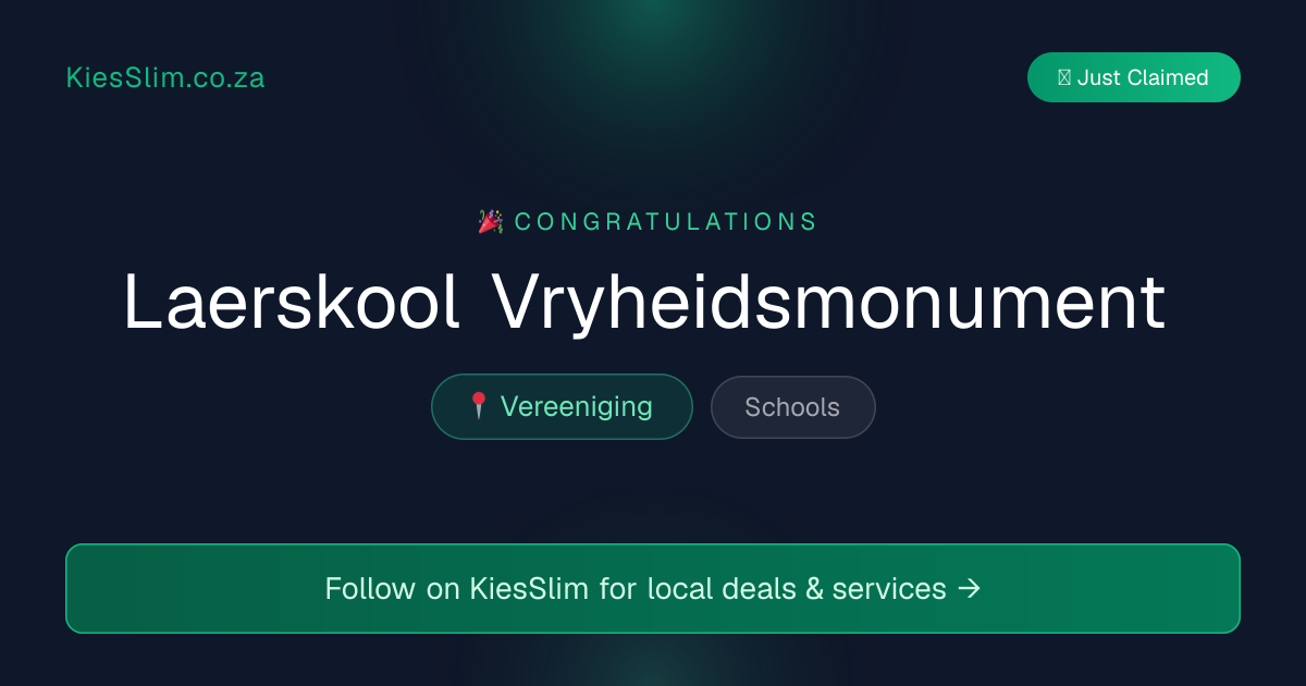 Laerskool Vryheidsmonument