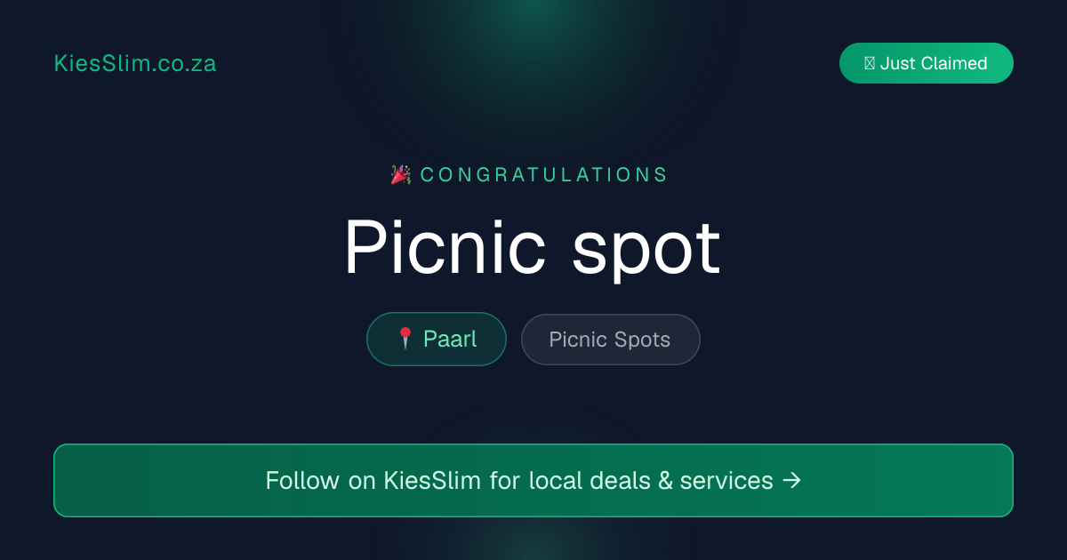 Picnic spot