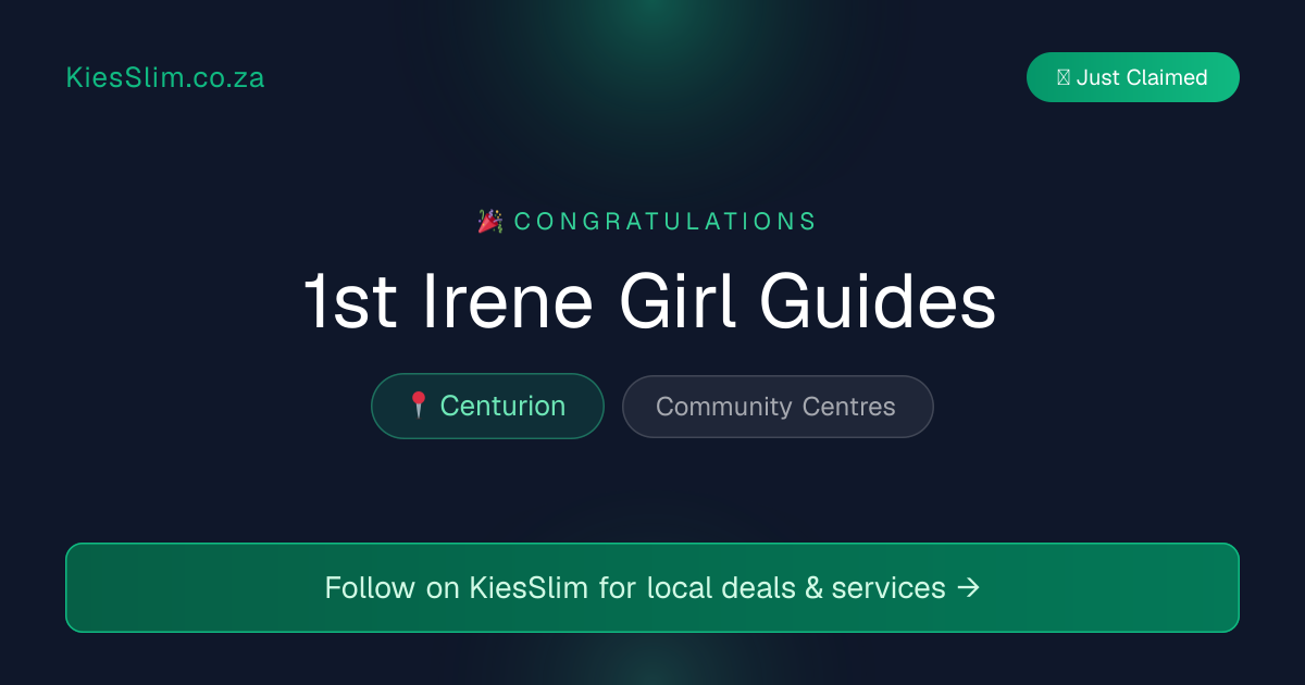 1st Irene Girl Guides
