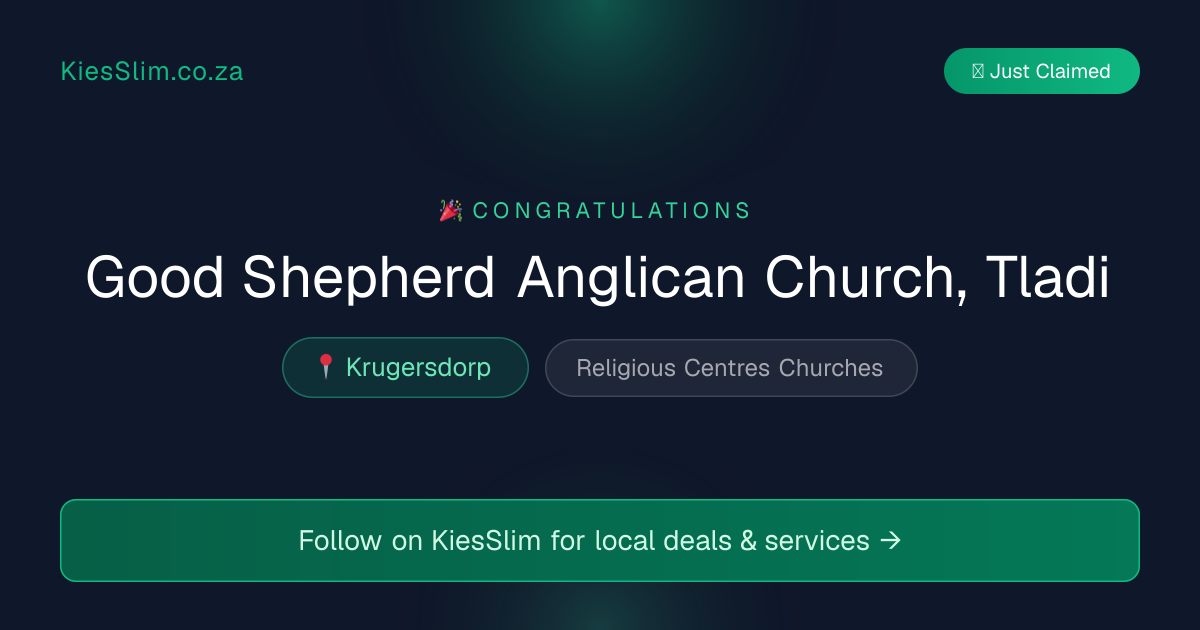 Good Shepherd Anglican Church, Tladi