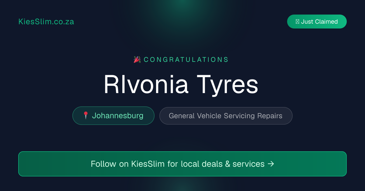 RIvonia Tyres