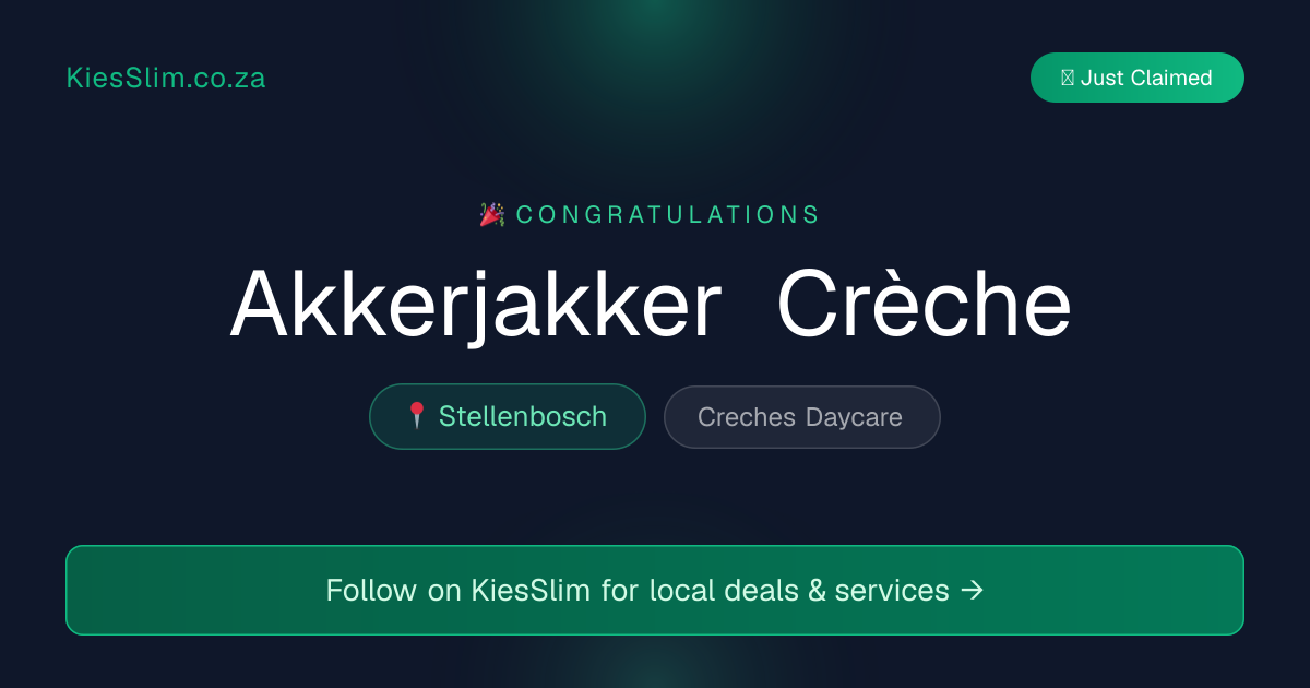 Akkerjakker Crèche