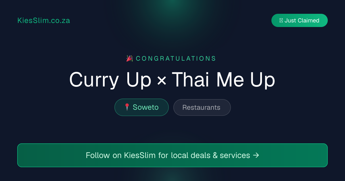 Curry Up × Thai Me Up