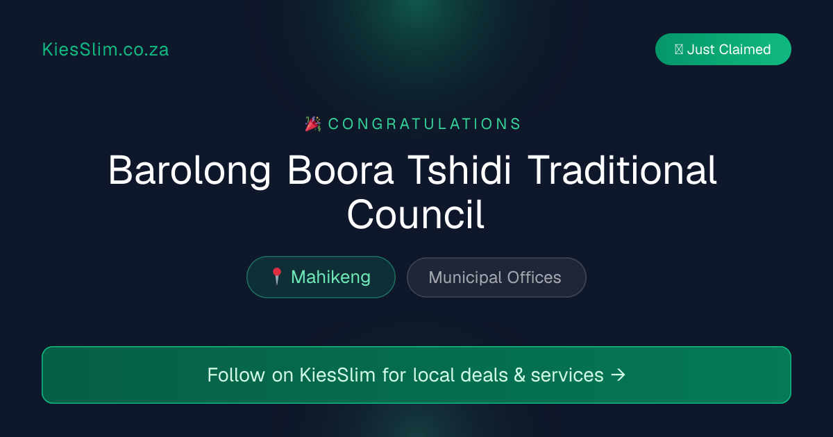Barolong Boora Tshidi Traditional Council