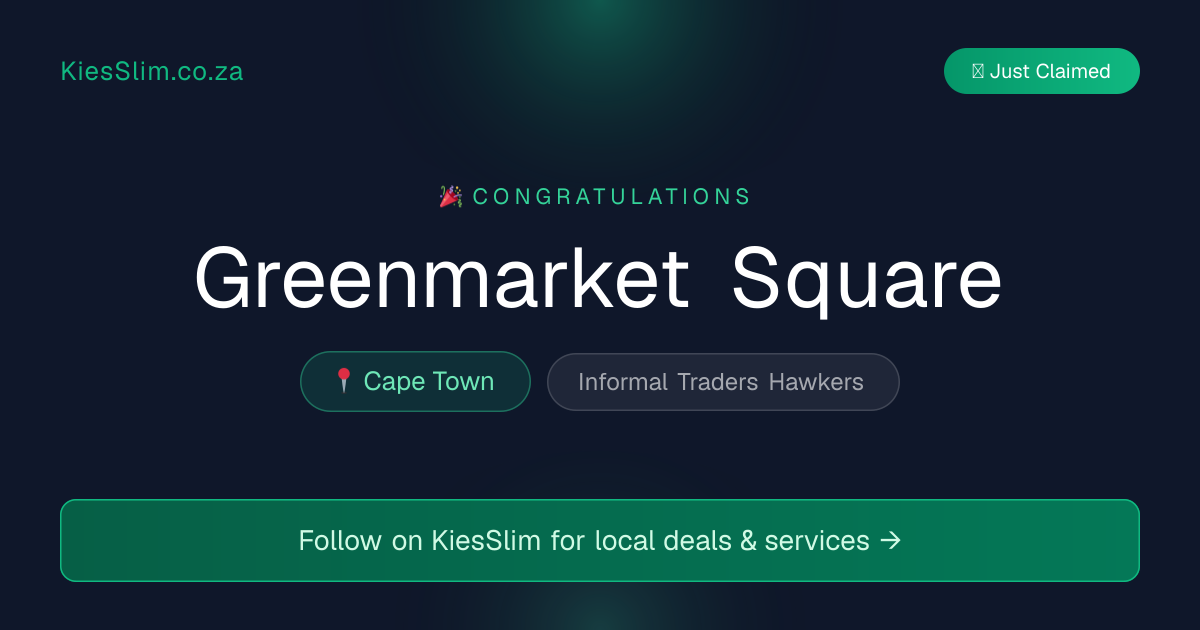 Greenmarket Square