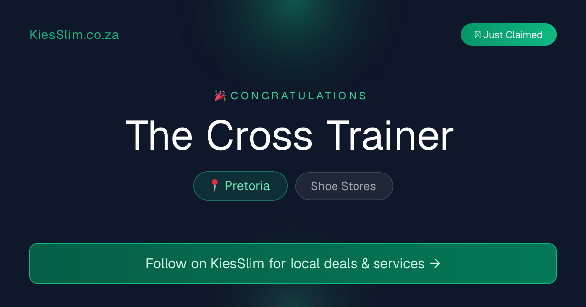 The Cross Trainer