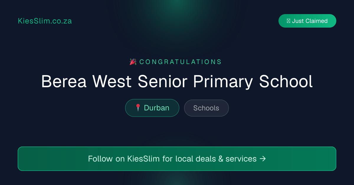 Berea West Senior Primary School