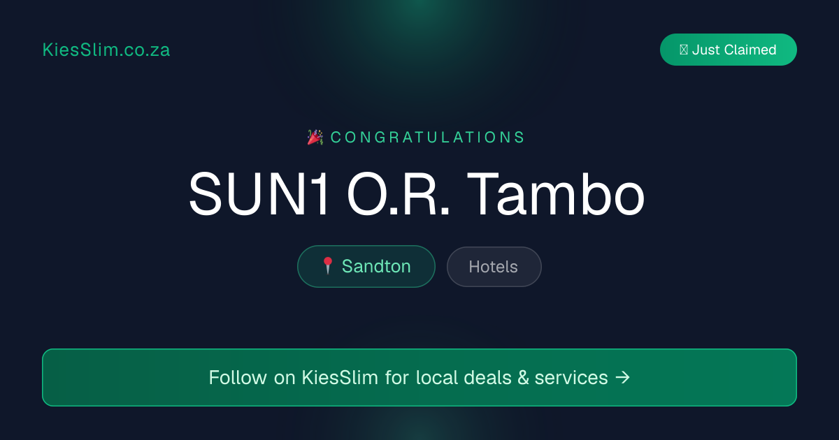 SUN1 O.R. Tambo