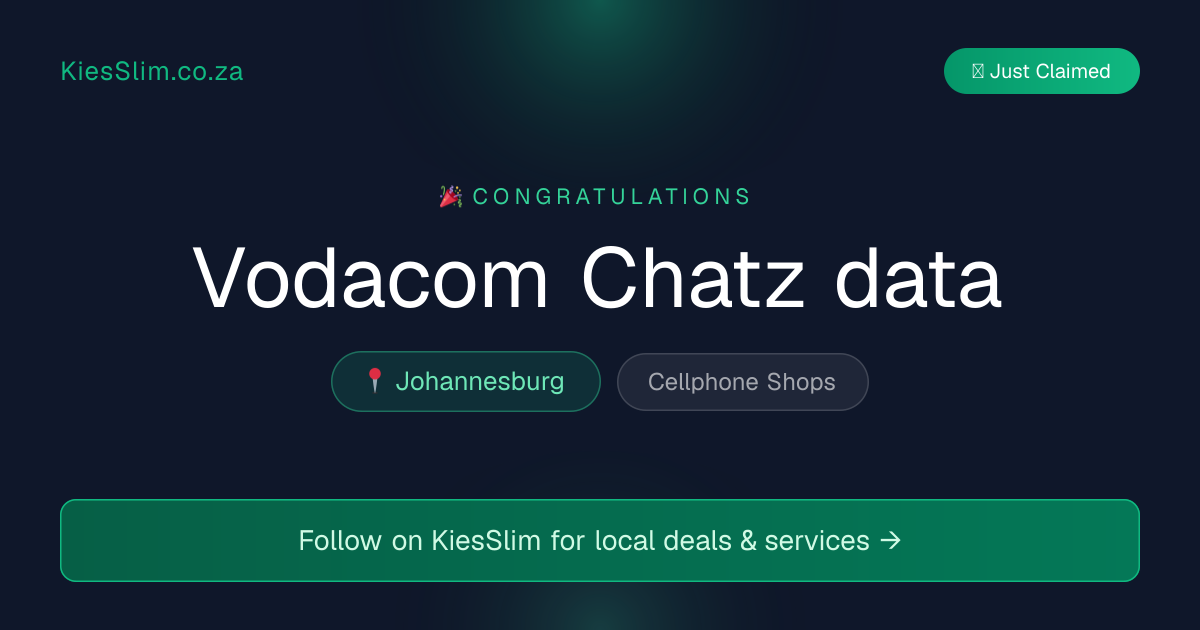 Vodacom Chatz data