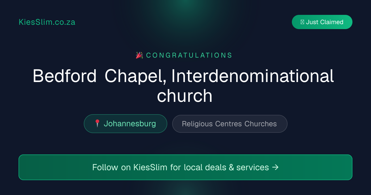 Bedford Chapel, Interdenominational church