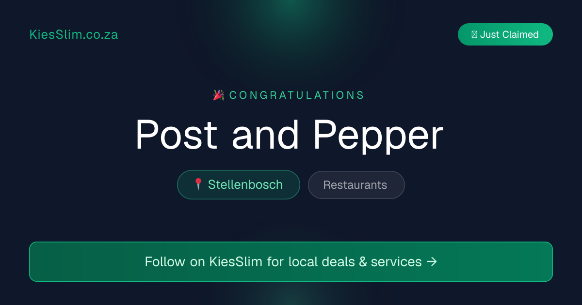 Post and Pepper