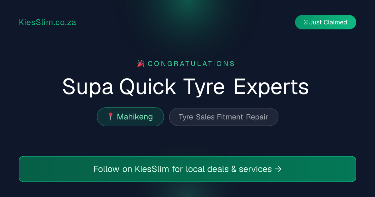 Supa Quick Tyre Experts