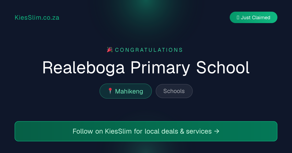 Realeboga Primary School