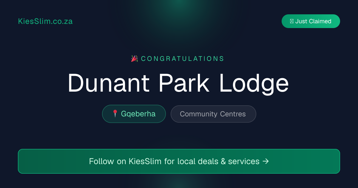 Dunant Park Lodge