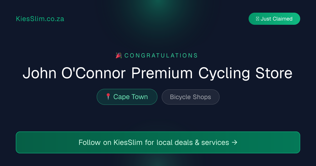 John O'Connor Premium Cycling Store