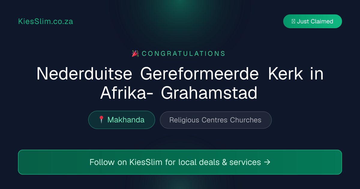 Nederduitse Gereformeerde Kerk in Afrika- Grahamstad