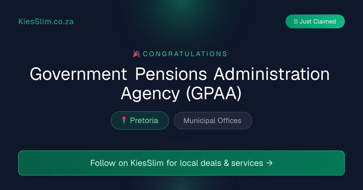 Government Pensions Administration Agency (GPAA)