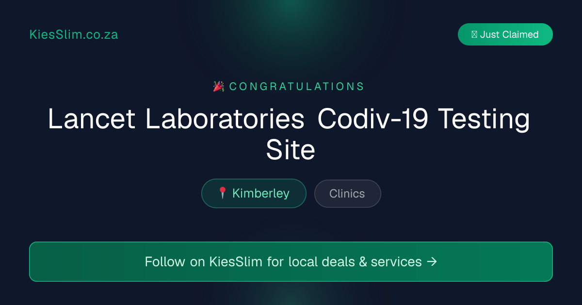 Lancet Laboratories Codiv-19 Testing Site