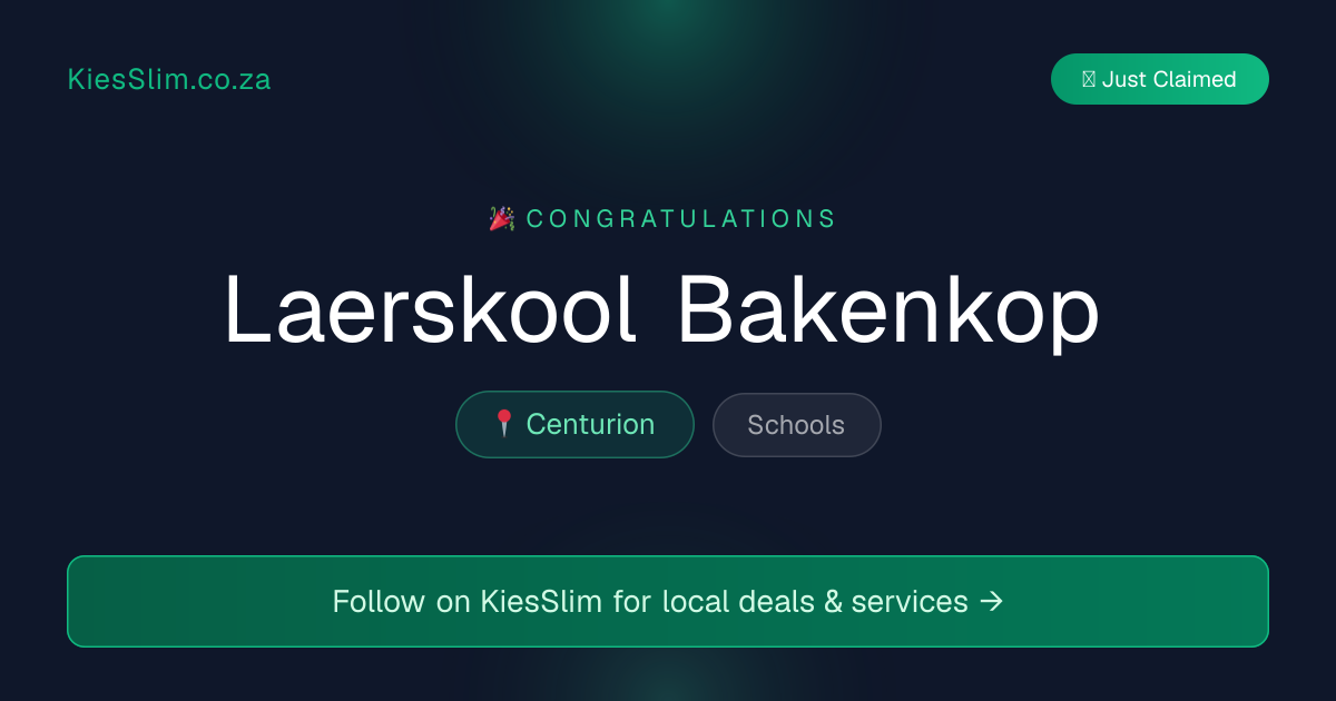 Laerskool Bakenkop