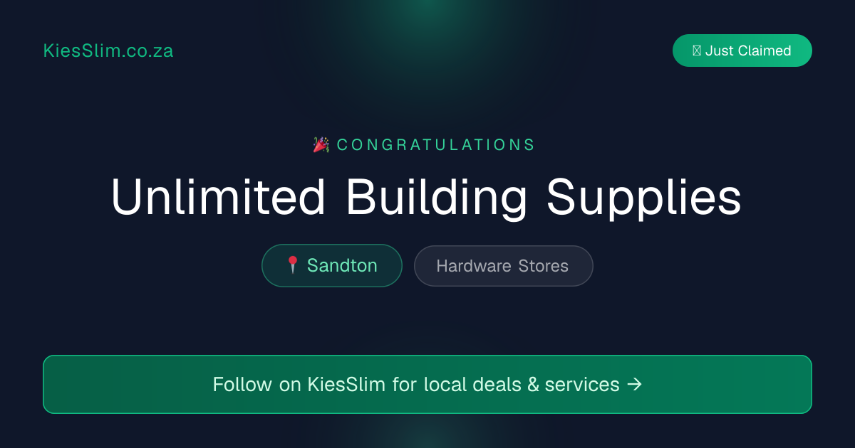 Unlimited Building Supplies