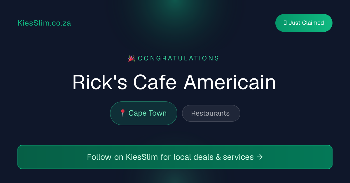 Rick's Cafe Americain