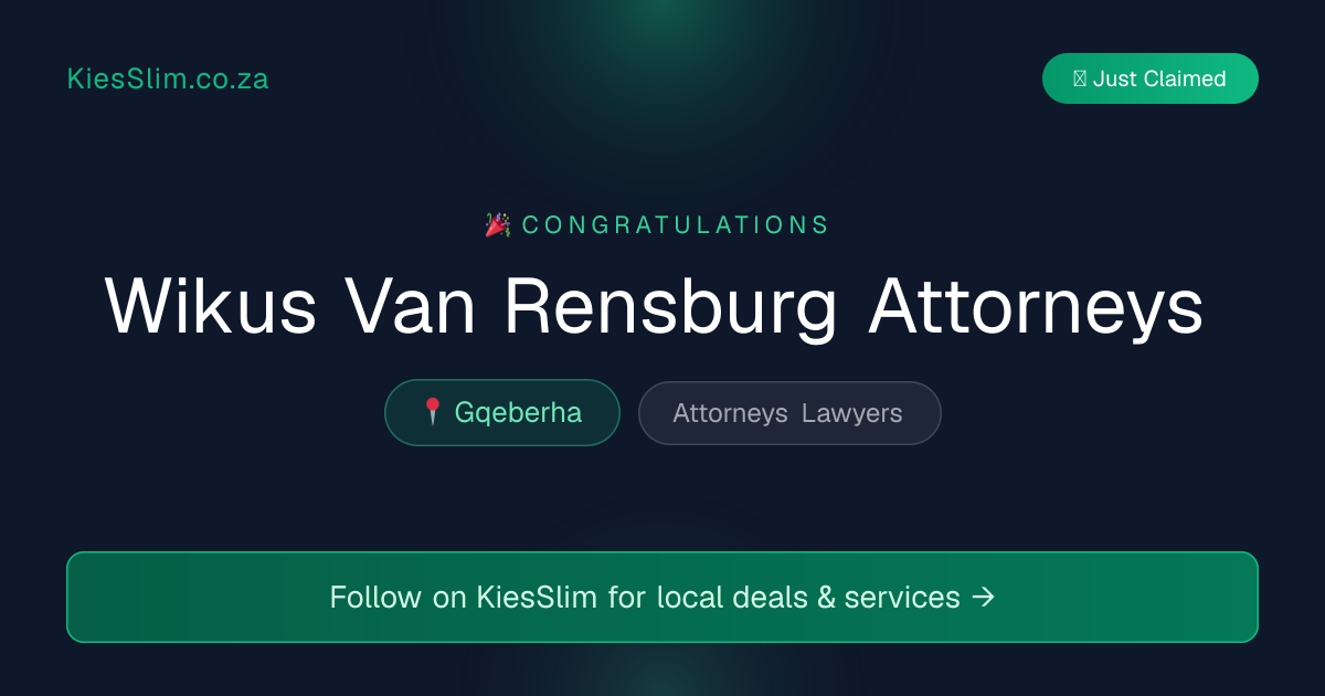 Wikus Van Rensburg Attorneys