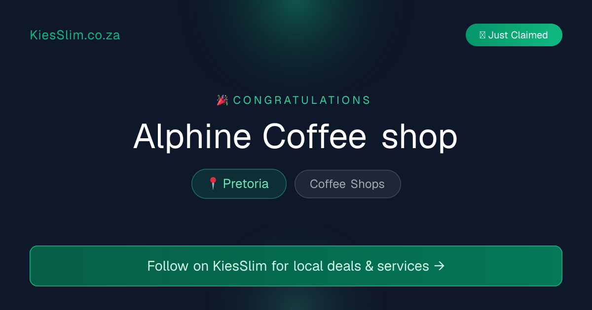 Alphine Coffee shop
