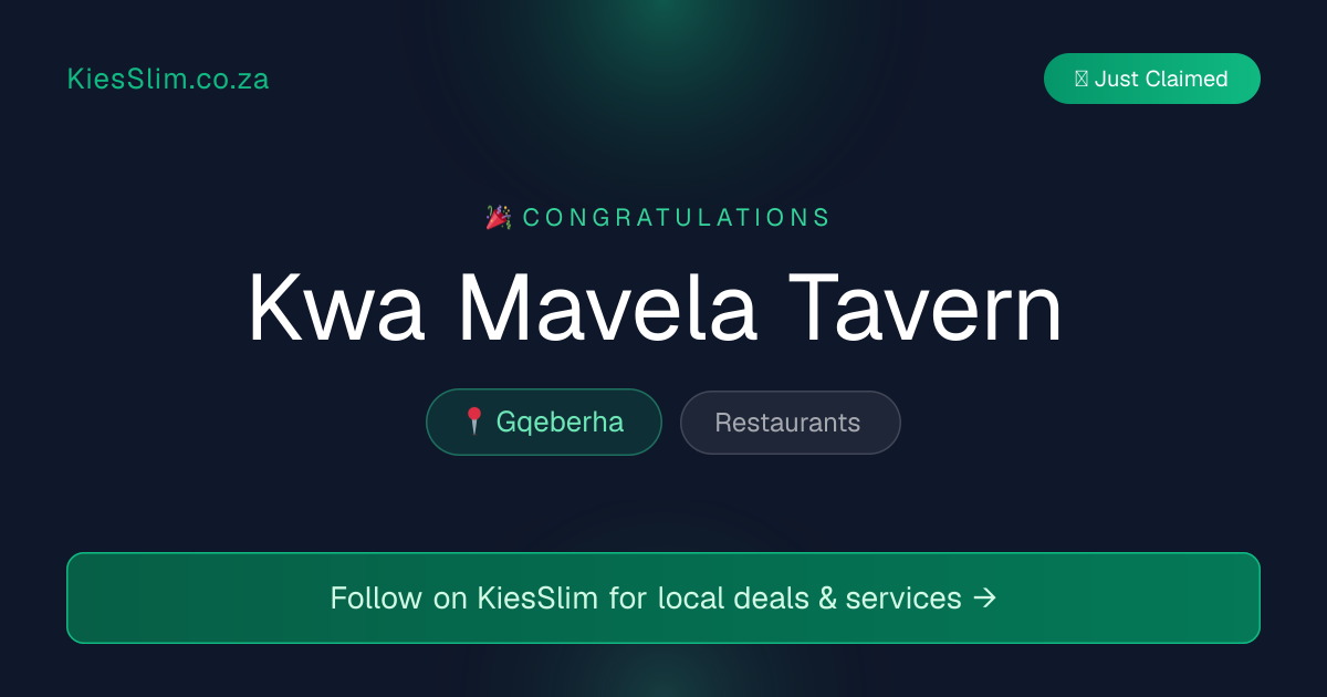 Kwa Mavela Tavern