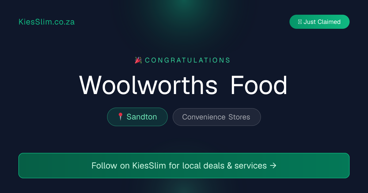 Woolworths Food