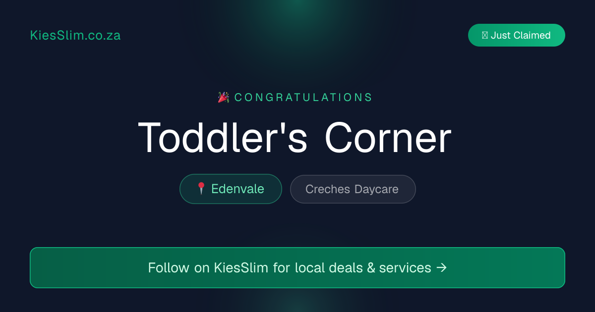 Toddler's Corner