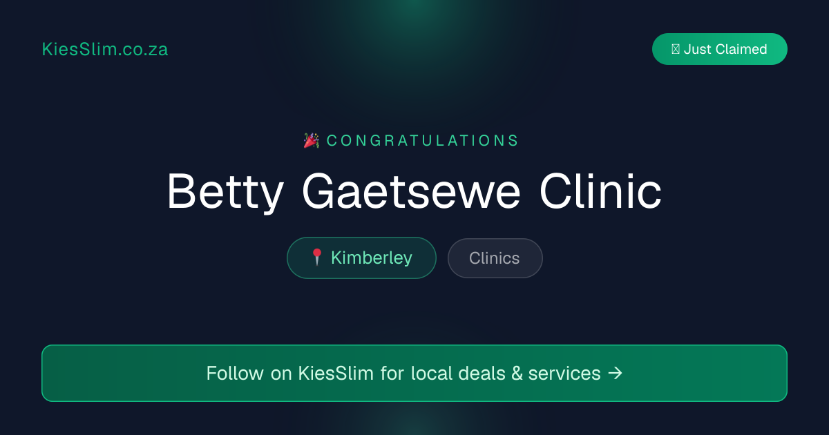 Betty Gaetsewe Clinic