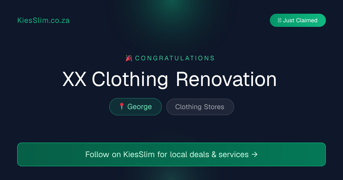 XX Clothing Renovation
