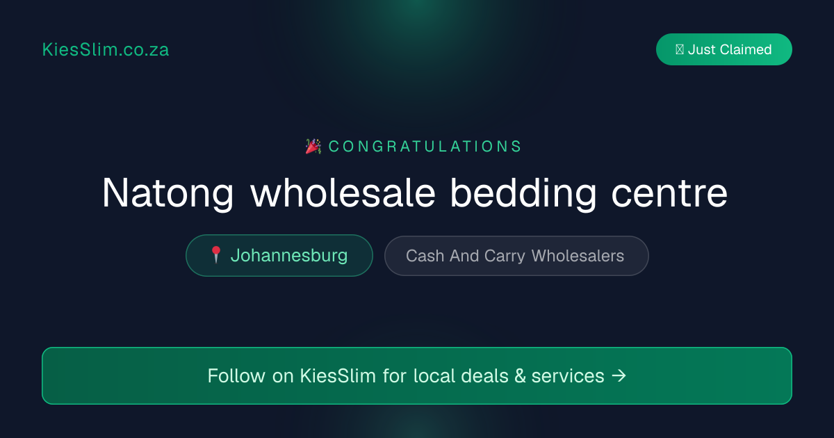 Natong wholesale bedding centre