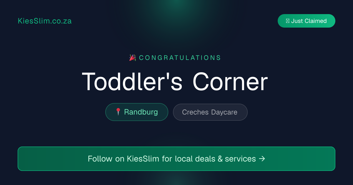 Toddler's Corner