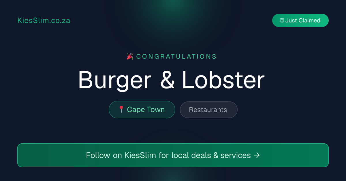 Burger & Lobster