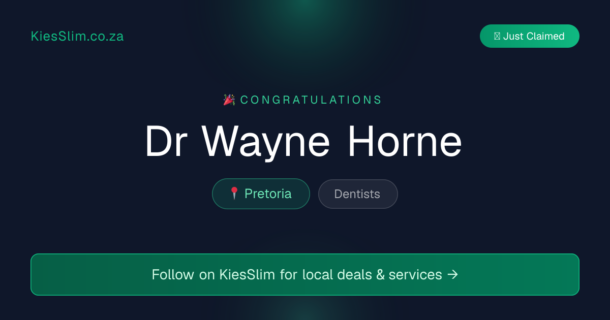 Dr Wayne Horne