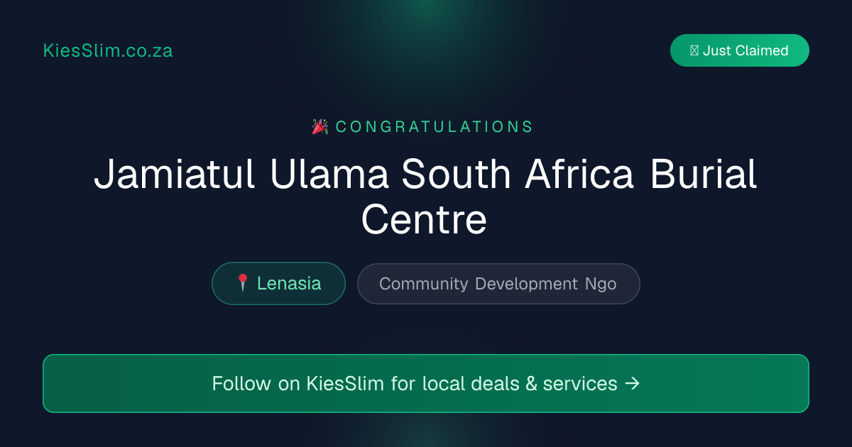 Jamiatul Ulama South Africa Burial Centre