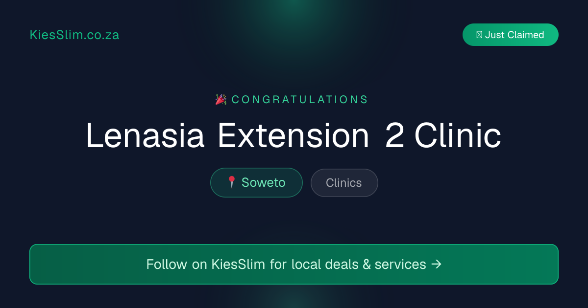 Lenasia Extension 2 Clinic