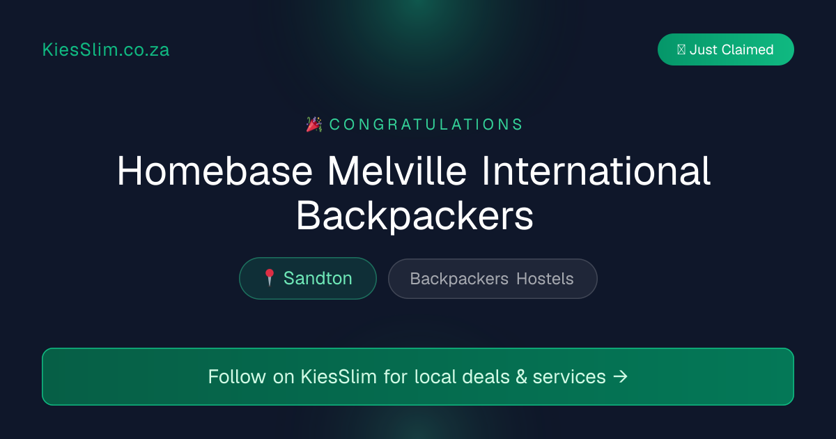 Homebase Melville International Backpackers
