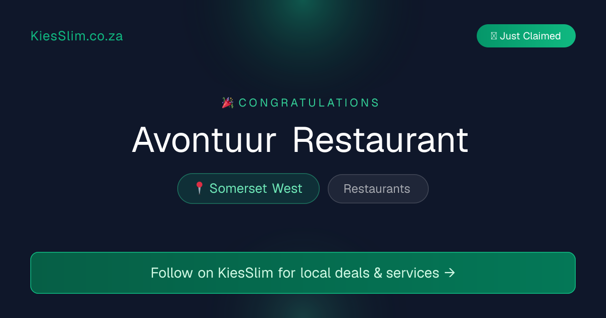 Avontuur Restaurant
