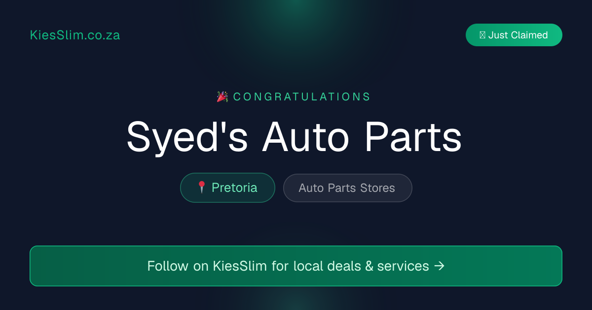 Syed's Auto Parts