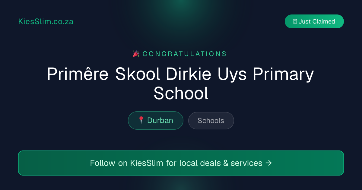Primêre Skool Dirkie Uys Primary School