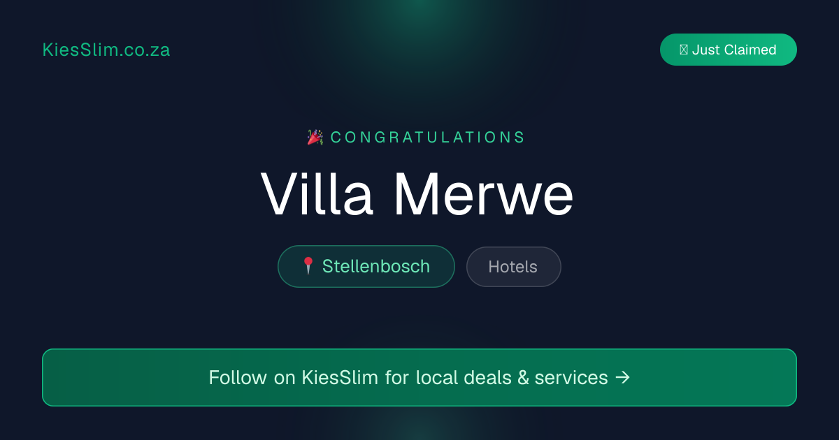Villa Merwe