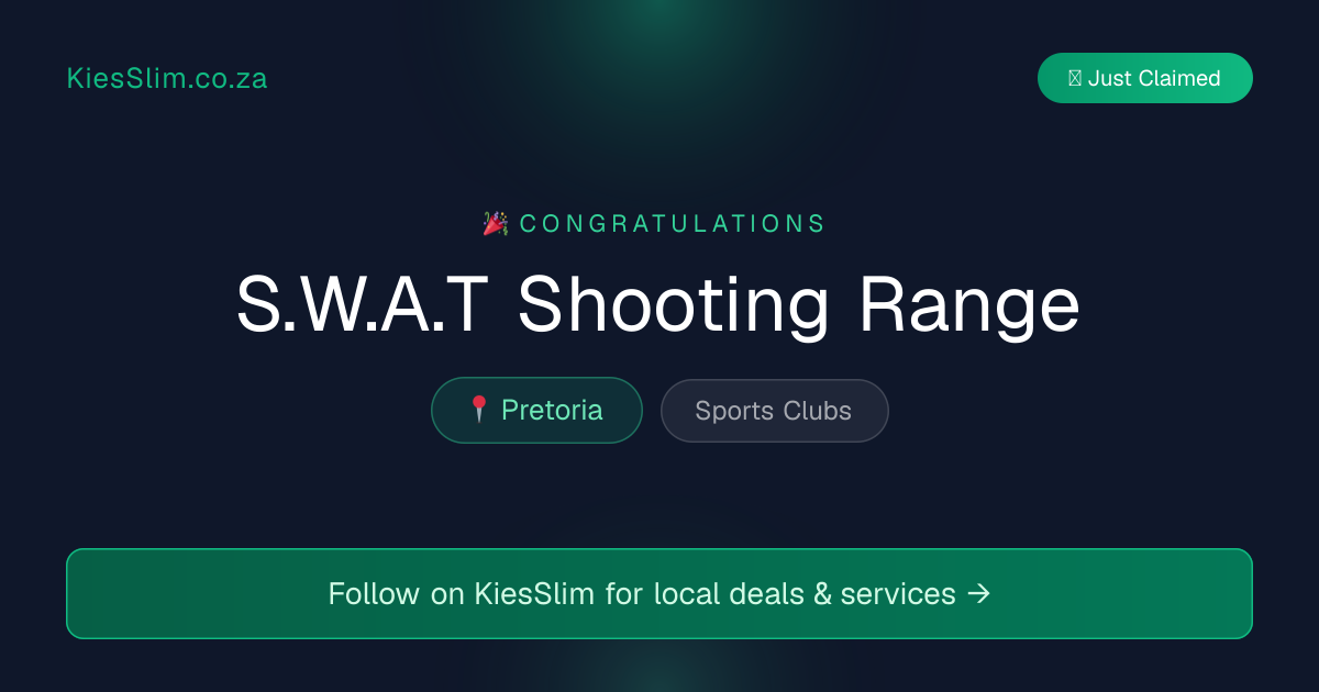 S.W.A.T Shooting Range