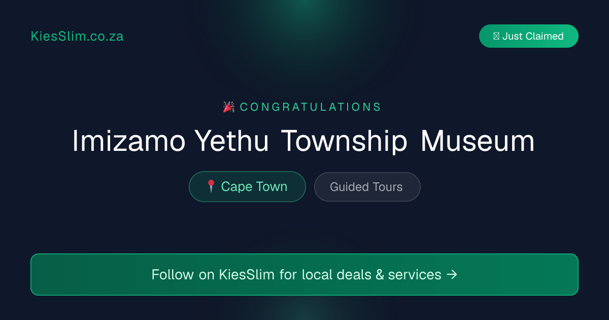 Imizamo Yethu Township Museum