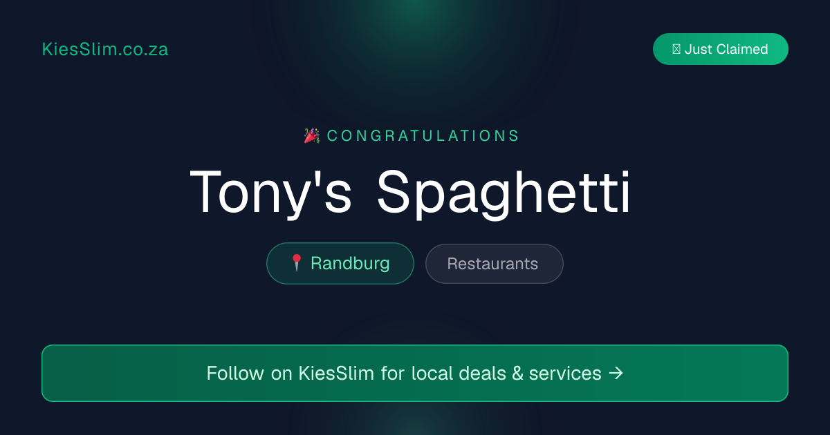 Tony's Spaghetti