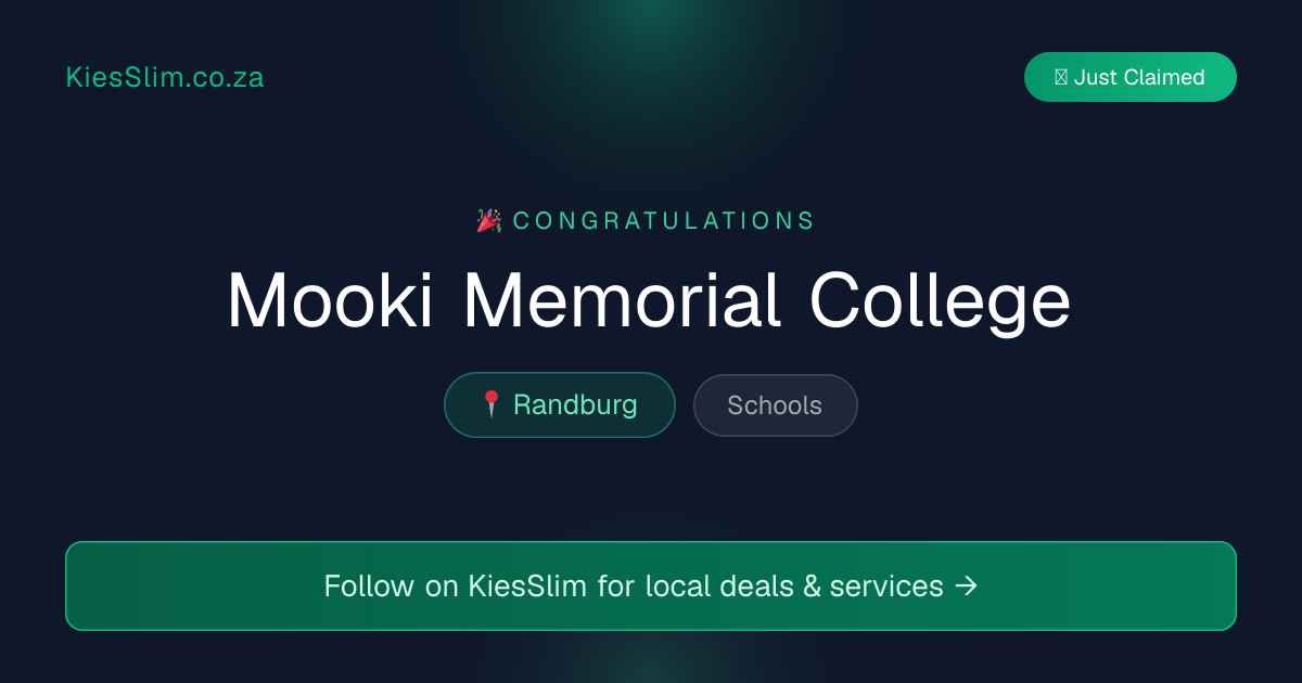 Mooki Memorial College
