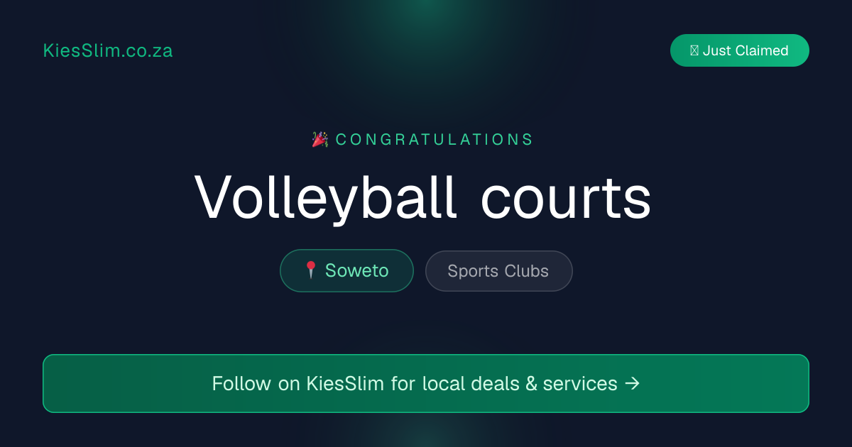 Volleyball courts